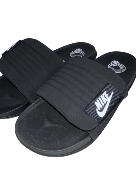 Men\'s Nike Offcourt Adjust Slide Black/White-Black (DQ9624 001) Sandal Size 11 main image 14